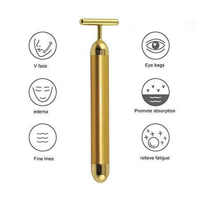 ✨24K Gold Energy Beauty Bar Electric Facial Massage Roller