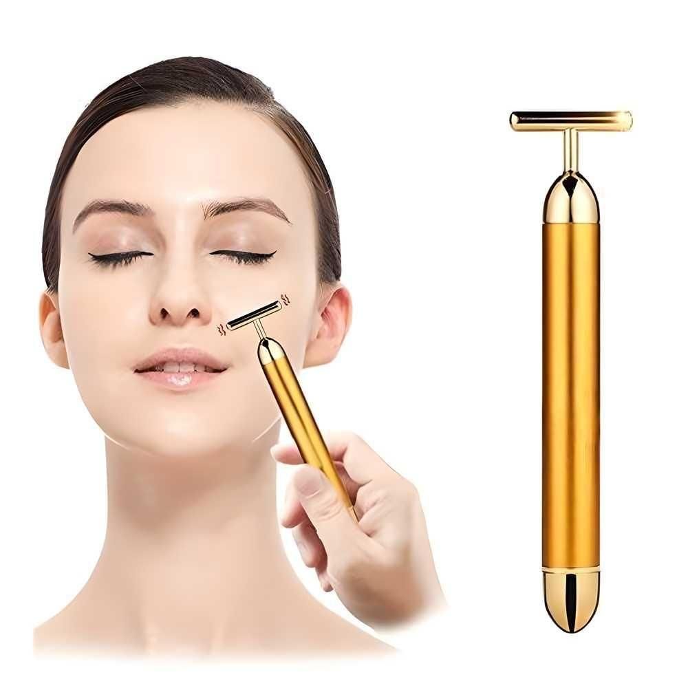✨24K Gold Energy Beauty Bar Electric Facial Massage Roller