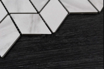 Self-Adhesive Waterproof Glass Mirrors Mosaic Tiles Sticker Diamond Pattern for Craft, Wall, and Home Decor