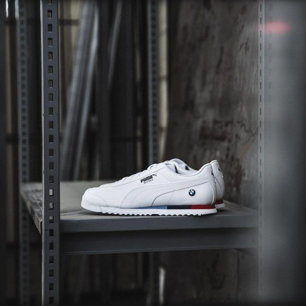 Puma Roma Shoes X BMW Motorsports Shoes For Men – White